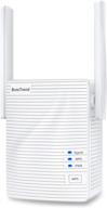 brostrend 1200mbps wifi extender – boost internet signal, expand coverage up to 1300 sq.ft. in home, extend 2.4ghz &amp; 5ghz dual band wi-fi, easy setup logo