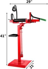 img 3 attached to 🔧 Эффективный портативный монтажник шин: Mophorn Ручной распространитель шин с регулируемым подставкой со светодиодной лампой - идеально подходит для легких грузовиков и автомобилей