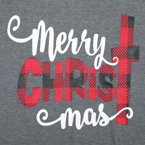 img 2 attached to 🎄 Women's Christmas Baseball Tee Shirts - Merry Christmas Letter Print Long Sleeve Raglan Tops