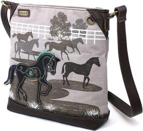 img 1 attached to Chala Handbags Safari Canvas Crossbody Women's Handbags & Wallets