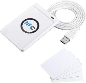 img 4 attached to 📲 Yosoo NFC ACR122U RFID Contactless Smart IC Card Reader Writer + 5X Mifare IC Card - Ultimate Smart Card NFC Solution with ACR122U NFC RFID Contactless Reader & Writer/USB