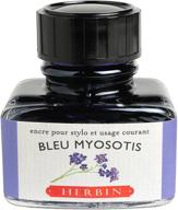 🖋️чернила для перьевой ручки j. herbin bleu myosotis - 30 мл в бутылке: великолепный писательский спутник логотип