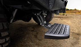 img 1 attached to AMP Research 75312-01A BedStep Retractable Bumper Step for Ford F-150 (2015-2019) - Black, Large: Enhance Truck Bed Accessibility