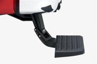 amp research 75312-01a bedstep retractable bumper step for ford f-150 (2015-2019) - black, large: enhance truck bed accessibility logo