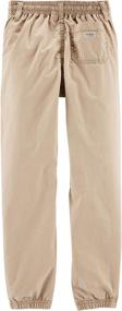 img 1 attached to 👖 Comfortable Little Pull Twill Joggers Oakleaf Boys' Pants for Stylish Clothing