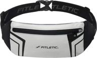 🏃 fitletic blitz sports and travel belt - multifunctional reflective belt with earbud port, water-resistant & adjustable - versatile running waist belt & essential running accessories logo