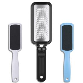 img 4 attached to 🦶 Gepege 3pcs Colossal Foot Scrubber: Ultimate Callus Remover & Foot File for Silky Smooth Feet