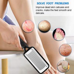 img 2 attached to 🦶 Gepege 3pcs Colossal Foot Scrubber: Ultimate Callus Remover & Foot File for Silky Smooth Feet