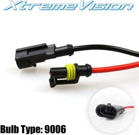 img 1 attached to 💡 Заменитель ламп Xtremevision HID 9006 - 5000K ярко-белый - ксеноновые фары (1 пара)