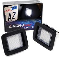 🚗 oem-fit 3w full led license plate light kit compatible with 2015-up ford f150, 17-up ford raptor | 18-smd xenon white led powered by ijdmtoy logo