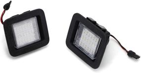 img 3 attached to 🚗 Набор оригинальных LED-плафонов 3W, подходящих для автомобилей Ford F150 2015-года и новее, Ford Raptor 2017-года и новее | 18-диодный светодиод яркого белого цвета, работает от iJDMTOY