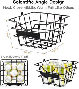 img 3 attached to 🍎 Befano 3 Tier Metal Stackable Wire Fruit Basket - Stylish and Functional Kitchen Organizer with Chalk Label for Countertop Storage, Antique Black