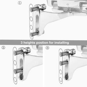 img 2 attached to 🛠️ Chrome Floorboards and Mounting Kits for Road King Road Glide Electra Glide Touring 1993-2020 - Upgrade with Street Glide Passenger Floorboards