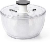 efficient oxo good grips large salad spinner - 6.22 qt. for easy salad preparation logo