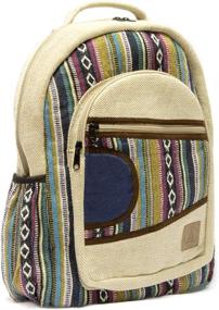 img 4 attached to 🎒 Himalayan Durable Handmade Hemp Backpack