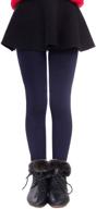 tengo girls winter warm fleece lined elastic waist thick leggings: cozy and comfortable bottoms for cold days logo
