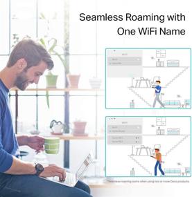 img 2 attached to 🏠 TP-Link Deco M4 1-пакет: двухдиапазонный гигабитный беспроводной маршрутизатор для обеспечения сети Mesh WiFi по всему дому до 2 тыс. кв. футов с технологиями Beamforming, MU-MIMO, IPv6 и родительским контролем.