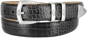 img 4 attached to 🐊 Canyon Italian Leather Designer Lizard Men's Accessories and Belts: Elevate Your Style with Exquisite Craftsmanship