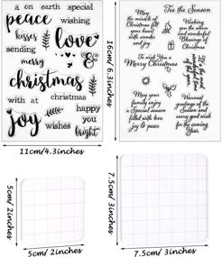 img 3 attached to Christmas Silicone Greeting Sentiments Scrapbooking