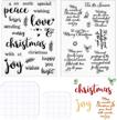 christmas silicone greeting sentiments scrapbooking logo