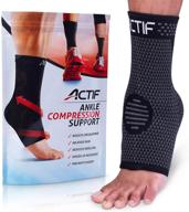 🏋️ actif sports ankle compression sleeve - ultimate support for enhanced performance logo