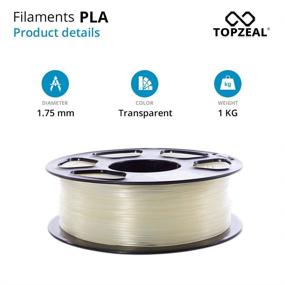 img 3 attached to Transparent TOPZEAL Filament with Precise Dimensional Accuracy