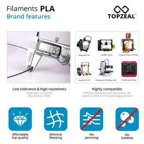 img 1 attached to Transparent TOPZEAL Filament with Precise Dimensional Accuracy