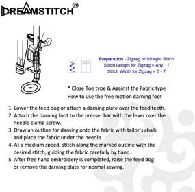 img 1 attached to Прижимная лапка DREAMSTITCH для квилтинга против Бернетт