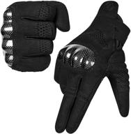 🧤 full finger gloves for motocross sports recognition with touch sensitivity - moreok motorcycle, dirtpaw unisex mtb bmx mx atv racing off-road cycling gloves for mountain biking and dirt bikes logo