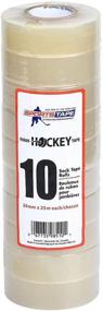 img 4 attached to 🏒 Clear Hockey Tape - 10 Pack, Easy to Stretch and Tear for Socks and Gear, One Size