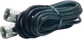 img 1 attached to RoadPro RP-12CC 12ft CB Antenna Coax Cable: High-Quality PL-259 Connector, Black
