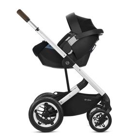img 1 attached to 🌟 Cybex Talos S Lux Stroller: All-Terrain Wheels, Front/Parent-Facing Seat, One-Hand Fold, Multi-position Recline - Deep Black