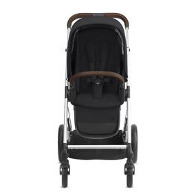 img 3 attached to 🌟 Cybex Talos S Lux Stroller: All-Terrain Wheels, Front/Parent-Facing Seat, One-Hand Fold, Multi-position Recline - Deep Black