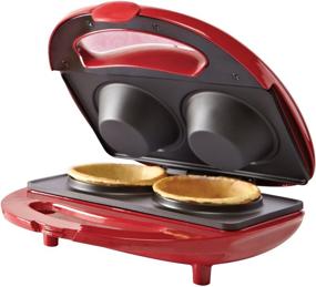 img 1 attached to BELLA 13906 Red Waffle Bowl Maker