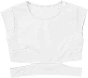 img 1 attached to 👚 CHICTRY Girls' Active T-Shirt with Short Sleeves - Stylish Athletic Apparel for Active Lifestyle