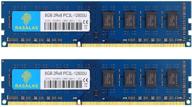 rasalas 16 гб комплект (2x8 гб) ddr3l-1600 мгц pc3l-12800 udimm 2rx8 1 логотип