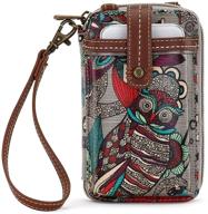 sakroots artist circle convertible cross body bag with smartphone wristlet logo