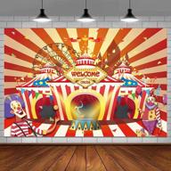 wildparty 6x5ft circus carnival theme photography backdrop clown birthday party background party room decor banner photo booth studio logo