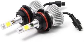 img 2 attached to 💡 Biltek LED 9007 Headlight Conversion Bulbs - Powerful 40W 4000LM High/Low Light Bulbs emitting 6000K White