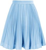 👗 grace karin girls skirt elastic waistband: trendy and comfortable girls' clothing for skirts & skorts logo