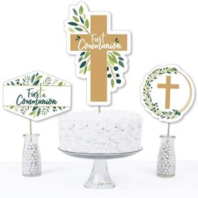 img 2 attached to First Communion Elegant Cross Centerpiece