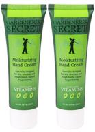 🌿 moisturizing hand cream for gardeners - 3.4 fl. oz. (2 pack) - enriched with vitamins a, d, and e - treats dry, cracked, and rough hands - intense hydration for silky softness - therapeutic scent logo