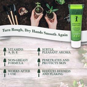 img 2 attached to 🌿 Moisturizing Hand Cream for Gardeners - 3.4 fl. oz. (2 Pack) - Enriched with Vitamins A, D, and E - Treats Dry, Cracked, and Rough Hands - Intense Hydration for Silky Softness - Therapeutic Scent