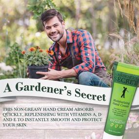 img 3 attached to 🌿 Moisturizing Hand Cream for Gardeners - 3.4 fl. oz. (2 Pack) - Enriched with Vitamins A, D, and E - Treats Dry, Cracked, and Rough Hands - Intense Hydration for Silky Softness - Therapeutic Scent