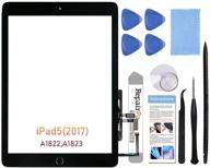 💡 fixerman touch screen for ipad 5 5th gen digitizer 9.7", a1822, a1823 - glass replacement parts with home button & repair tools (black) - only $xx.xx logo