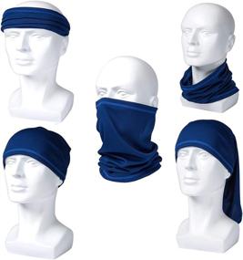img 3 attached to 🎣 Men's Sun UV Protection Neck Gaiter Bandana Balaclava for Fishing and Hiking, Dust and Wind Face Covering