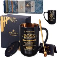 biching best boss mug porcelain логотип