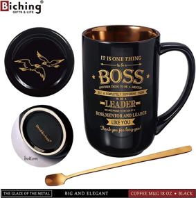 img 2 attached to Biching Best Boss Mug Porcelain