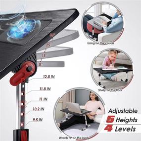 img 2 attached to Gimars Folding Adjustable Heights Portable