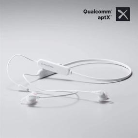 img 1 attached to 🎧 Phiaton BT 120 NC White: Qualcomm Bluetooth Wireless Noise Cancelling Earbuds for Unparalleled Listening Experience – Neckband Headphones with Inline Mic, IPX4 Water Resistance, and Active Noise Cancellation